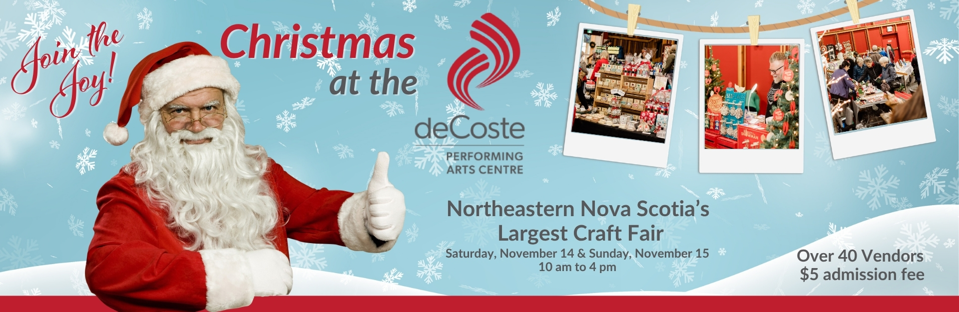 Christmas at the deCoste Web Header 2026